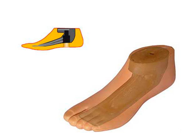 Модель 568 - мужской протез стопы типа SACH